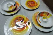 Geschirr Spirale des Lebens