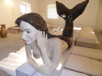 Keramik Meerjungfrau